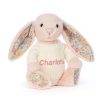 Blossom Blush Bunny with Personalised Cream Jumper