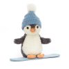 Peanut Penguin Snowboarding