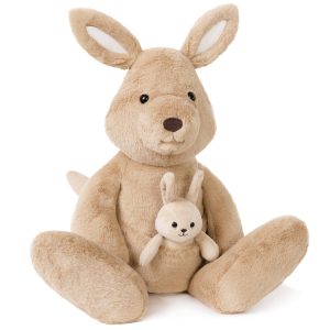 Big Kip Kangaroo Soft Toy (Vegan Angora)  20.5/ 52cm