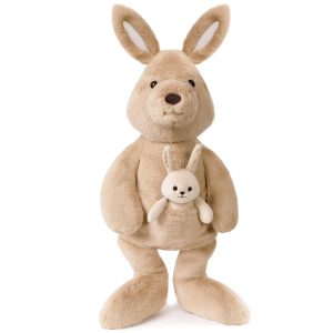 Big Kip Kangaroo Soft Toy (Vegan Angora)  20.5/ 52cm